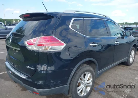 2015 Nissan Rogue Sv из США, поврежденный, VIN 5N1AT2MV5FC809221